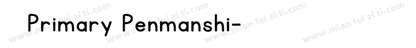 KG Primary Penmanshi字体转换